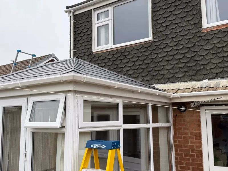 Completed conservatory roof replacement