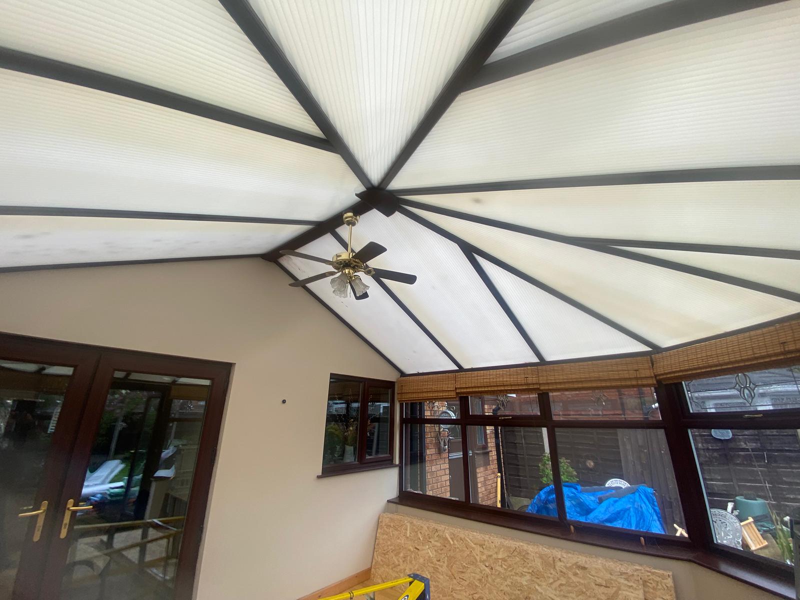 Before: Victorian Conservatory Interior Insulation
