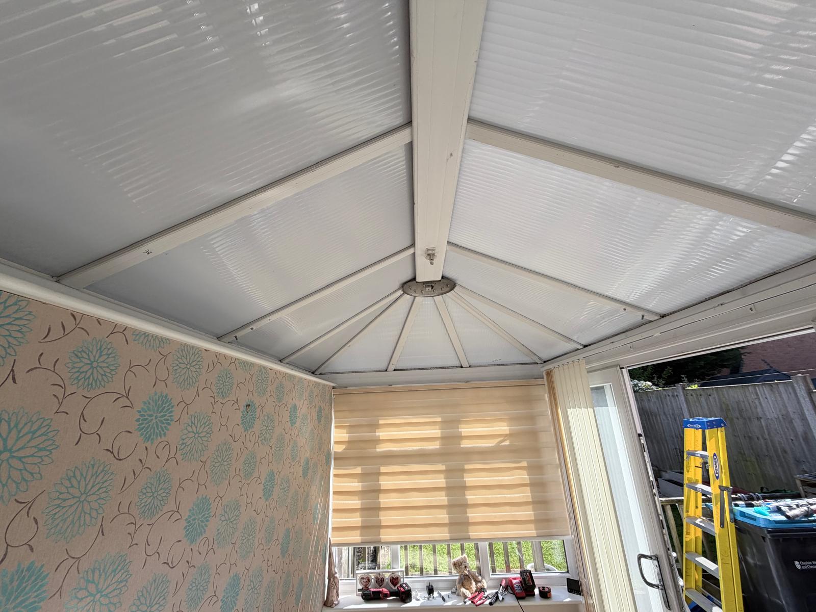 Before: Conservatory Roof Insulation