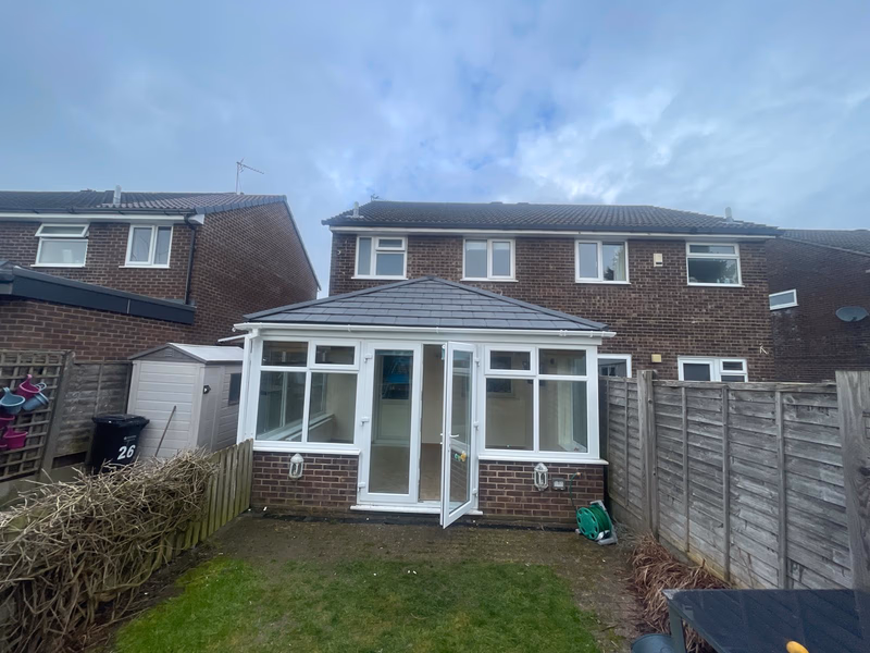 Completed tiled conservatory roof — Stockport